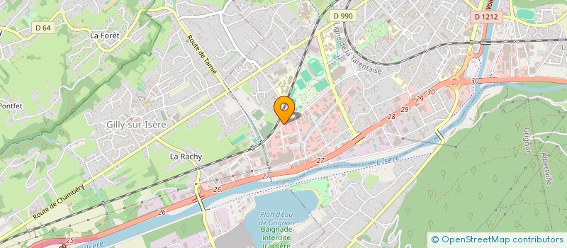 localisation de l'entreprise NYNE  ALBERTVILLE