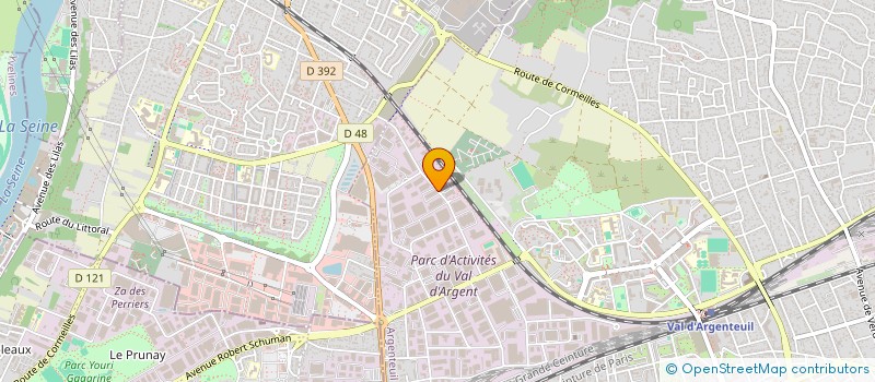 localisation de l'entreprise NYNEL  ARGENTEUIL