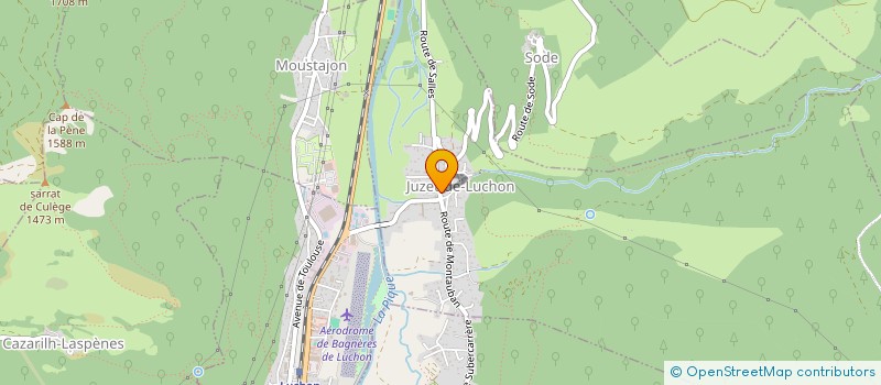 localisation de l'entreprise NYNJAS GOLF  JUZET-DE-LUCHON