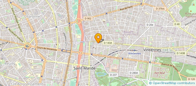 localisation de l'entreprise NYOCOLIA à VINCENNES