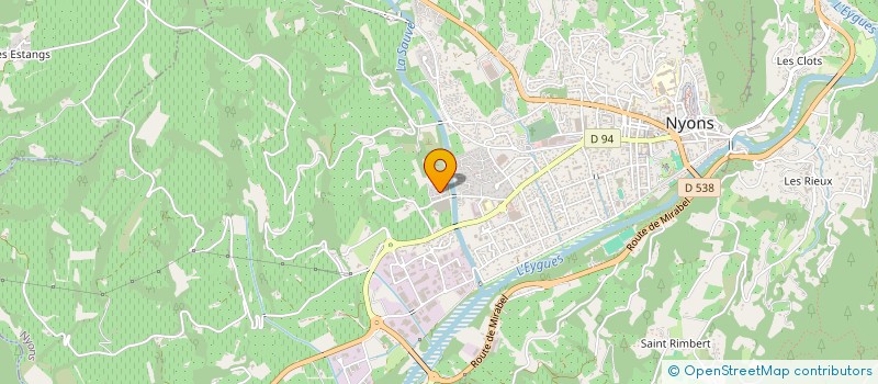 localisation de l'entreprise NYONS ATHLETIC CLUB  NYONS