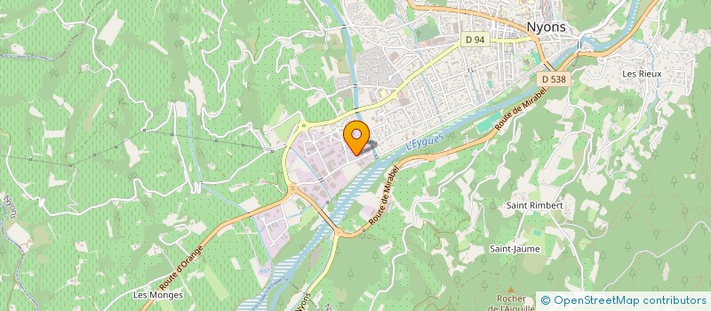 localisation de l'entreprise NYONS SUZUKI AUTOMOBILE  NYONS