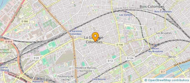 localisation de l'entreprise NYOOD à LA GARENNE-COLOMBES