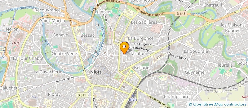 localisation de l'entreprise NYORTOLO à NIORT
