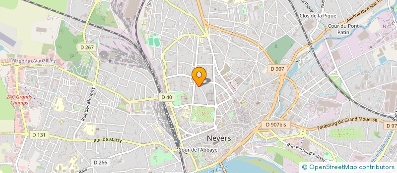 localisation de l'entreprise NYOS GAMING ESPORT à NEVERS