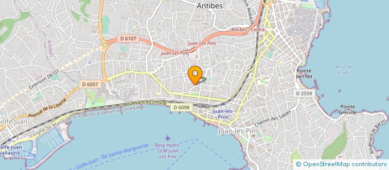 localisation de l'entreprise NYOSE à ANTIBES