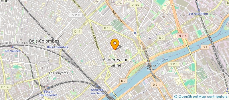 localisation de l'entreprise NYOTA IMMOBILIER à ASNIERES-SUR-SEINE