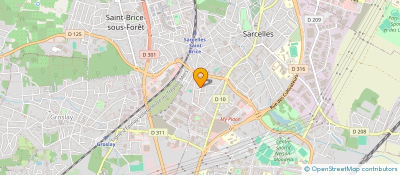 localisation de l'entreprise NYOTA MUSIC à SARCELLES