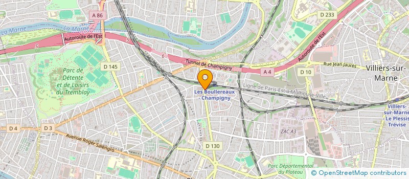 localisation de l'entreprise NYOTA STAR à CHAMPIGNY-SUR-MARNE