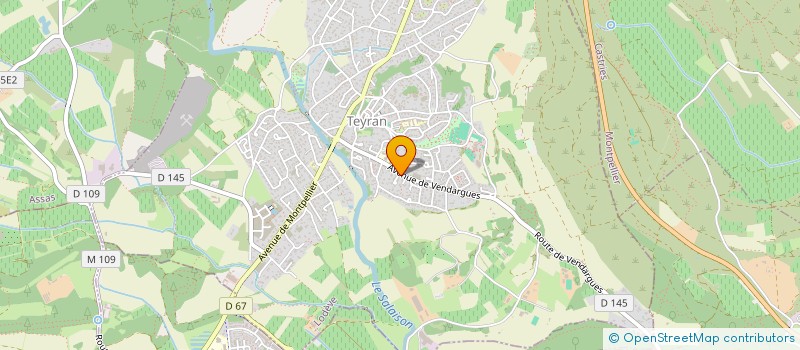 localisation de l'entreprise NYRIS  TEYRAN