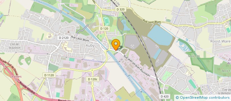localisation de l'entreprise NYRSTAR FRANCE TRADING SAS à AUBY