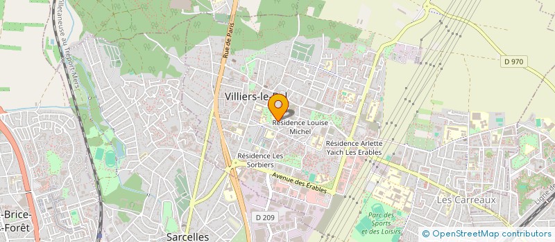 localisation de l'entreprise NYS  VILLIERS-LE-BEL