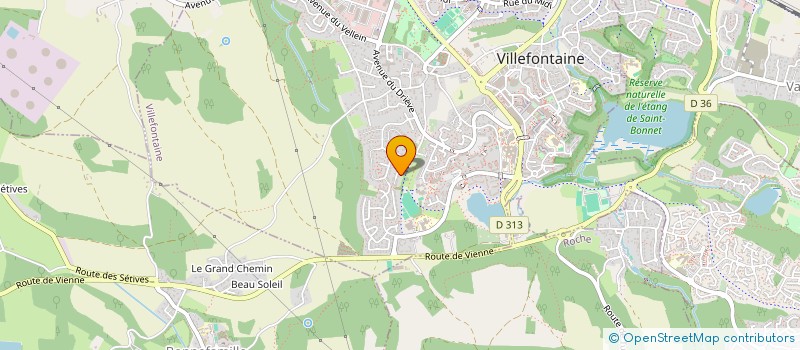 localisation de l'entreprise NYS IMMO  VILLEFONTAINE