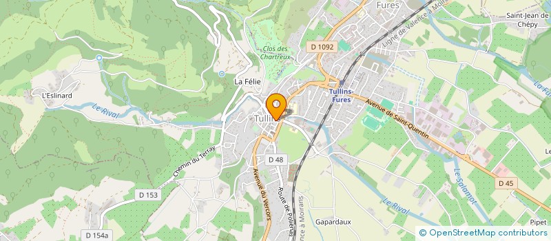 localisation de l'entreprise NYS SERVICES à TULLINS