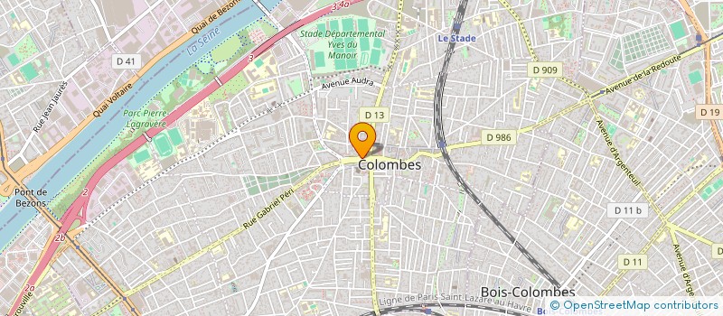 localisation de l'entreprise NYSA à COLOMBES