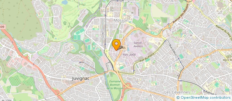 localisation de l'entreprise NYSEOS à LATTES