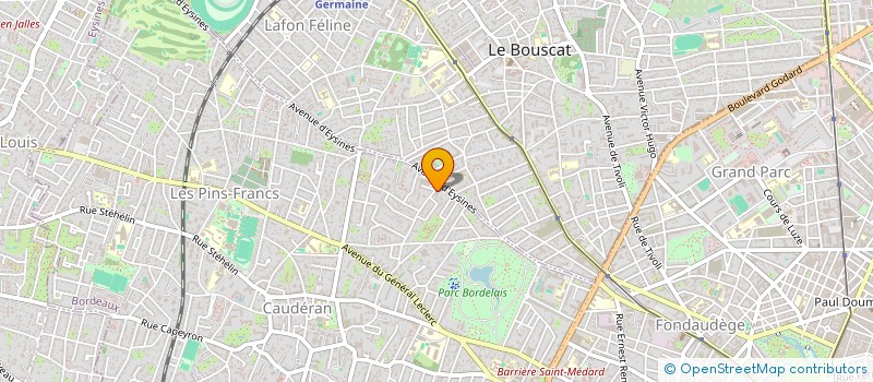 localisation de l'entreprise NYSOS REAL ESTATE  BORDEAUX