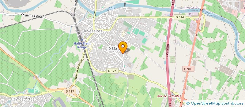 localisation de l'entreprise NYSSA SAS  RIVESALTES