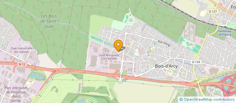 localisation de l'entreprise NYSSIA CHAUFFEUR PRESTIGE  BOIS-D'ARCY