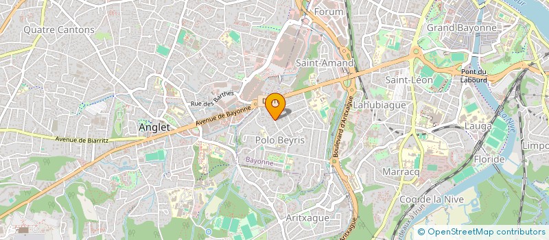 localisation de l'entreprise NYT RH à BAYONNE