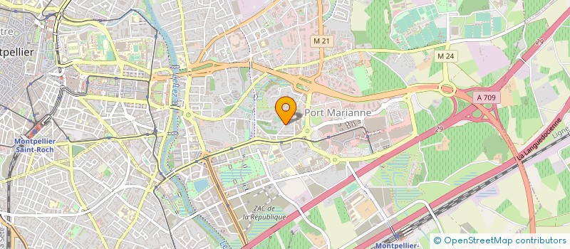 localisation de l'entreprise NYX AG PARTNERS à MONTPELLIER