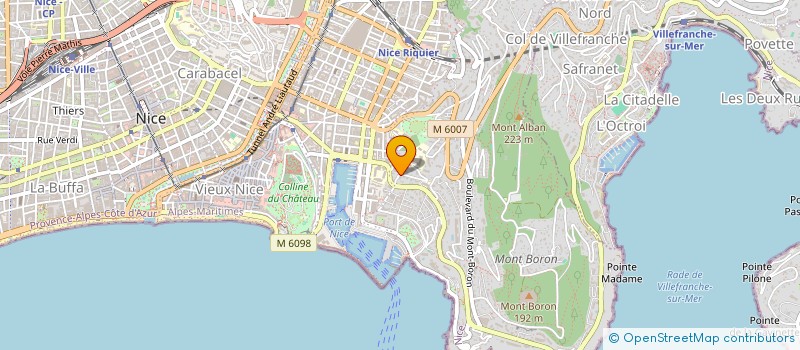 localisation de l'entreprise NYX INVEST  NICE