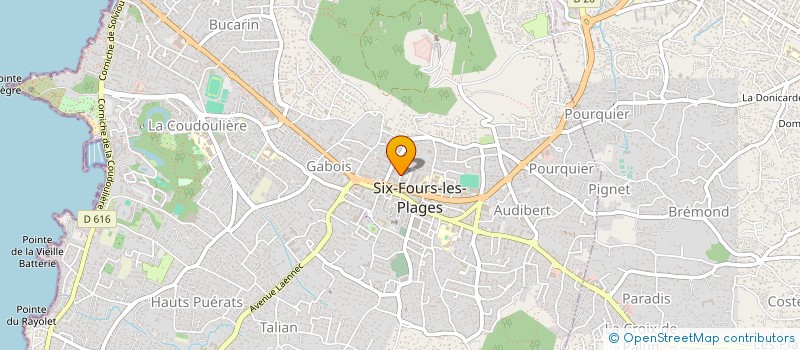 localisation de l'entreprise NYX SERVICES à SIX-FOURS-LES-PLAGES