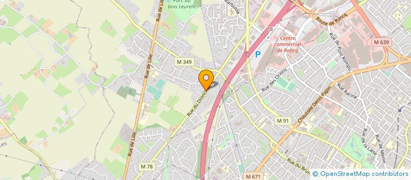 localisation de l'entreprise NYXO LILLE BY AUTOSPHERE à RONCQ