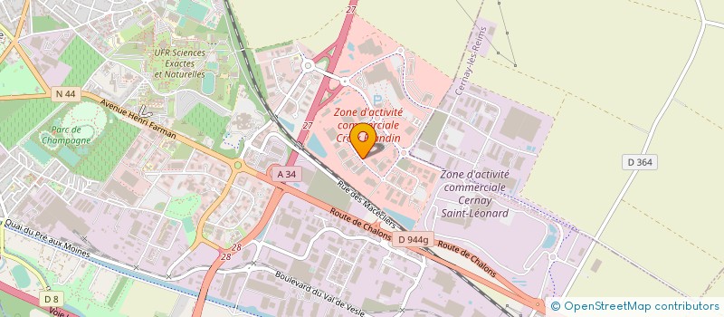 localisation de l'entreprise NYXO REIMS BY AUTOSPHERE à REIMS