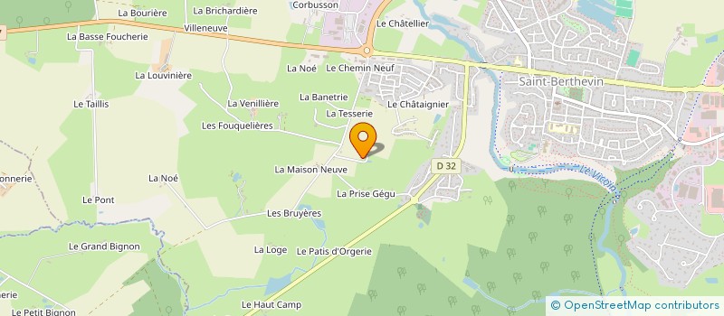 localisation de l'entreprise NZ AUTOMOBILE  SAINT-BERTHEVIN