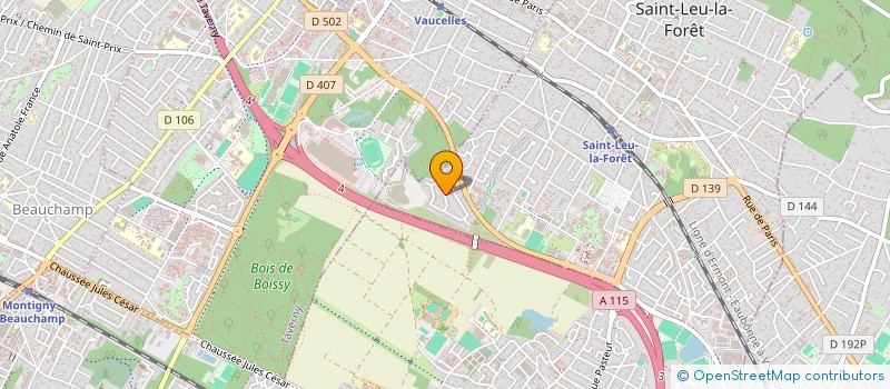 localisation de l'entreprise NZ-CONSEIL  SAINT-LEU-LA-FORET