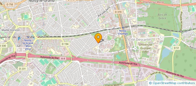 localisation de l'entreprise NZ DRIFT ACADEMIE  NOISY-LE-GRAND