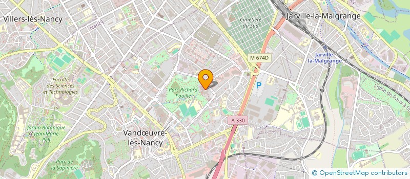 localisation de l'entreprise NZ FIBCOM  VANDUVRE-LES-NANCY