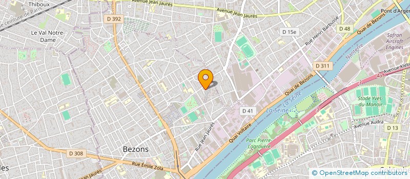 localisation de l'entreprise NZ GLOBAL  BEZONS