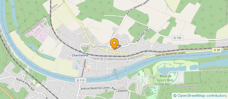 localisation de l'entreprise NZ IMMO  CHARTRETTES