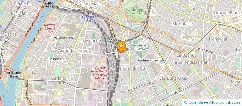 localisation de l'entreprise NZ PROD  LYON