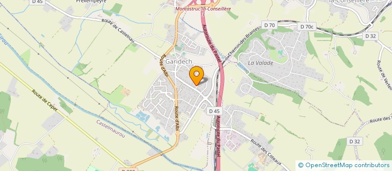 localisation de l'entreprise NZ RUGBY ST CECILE  GARIDECH