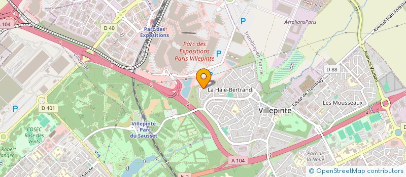 localisation de l'entreprise NZ2Y CO à VILLEPINTE