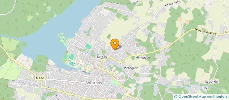 localisation de l'entreprise NZA  SOUSTONS