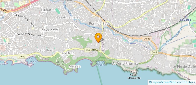 localisation de l'entreprise NZIJ  TOULON