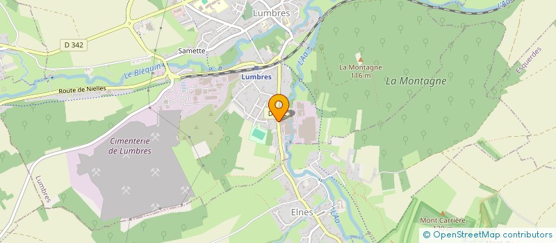 localisation de l'entreprise NZO  LUMBRES