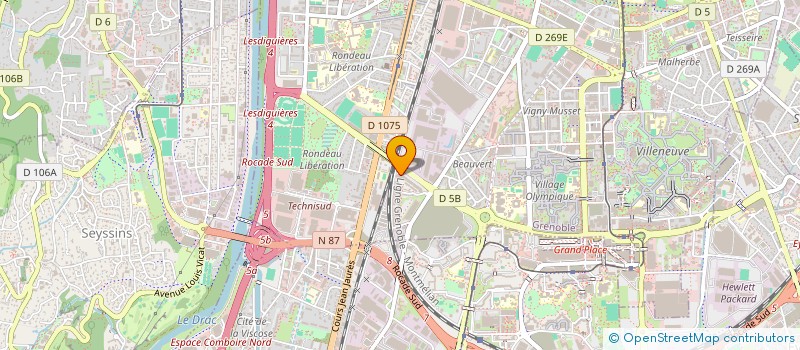 localisation de l'entreprise NZS NEGOCE à GRENOBLE