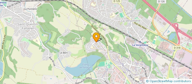 localisation de l'entreprise NZT à SAINT-QUENTIN-FALLAVIER