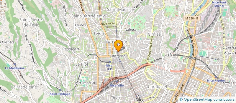 localisation de l'entreprise O 10 ZEN à NICE