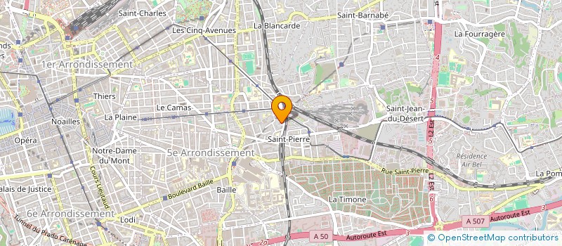 localisation de l'entreprise O 1000 ET UN LOISIRS à MARSEILLE