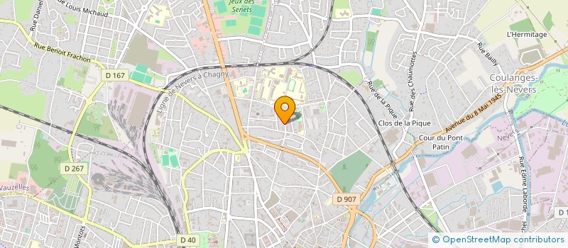 localisation de l'entreprise O'15 DELICES à NEVERS