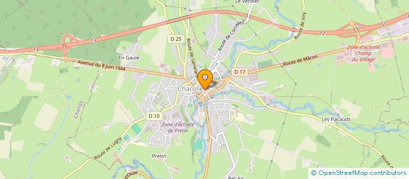 localisation de l'entreprise O 2 CHAROLLAIS à CHAROLLES