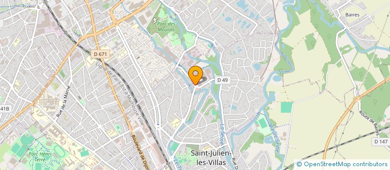 localisation de l'entreprise O 2 OPTIQUE à SAINT-JULIEN-LES-VILLAS