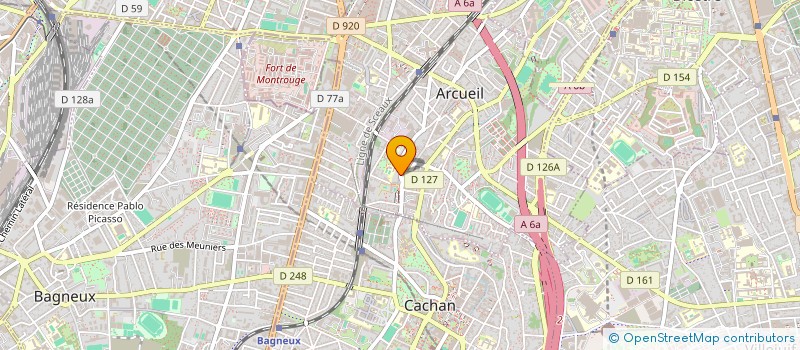 localisation de l'entreprise O'2 REUF  ARCUEIL