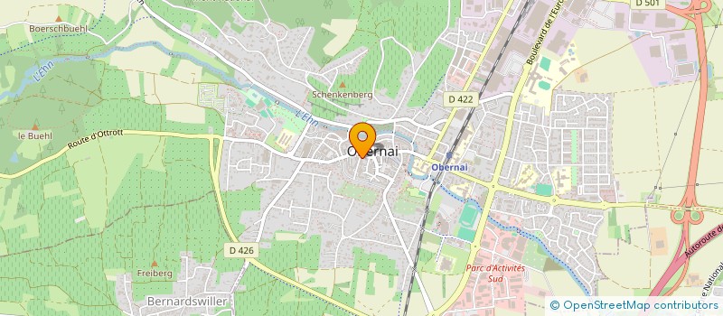 localisation de l'entreprise O'2 TROTT  OBERNAI